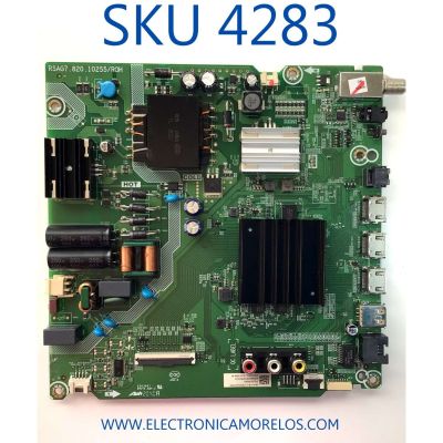 MAIN FUENTE COMBO ORIGINAL PARA TV HISENSE 4K UHD HDR ROKU TV/ NUMERO DE PARTE 280420 / RSAG7.820.10255/ROH / ZTG20CKF0KN / 273373 / DISPLAY CV500U2-L01 / PANEL HD500X1U92-T0L3\S0\CKD3A\ROH\NOC / MODELO 50R6090G